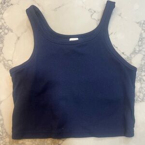 PINK Victoria's Secret Dark Blue Crop Top